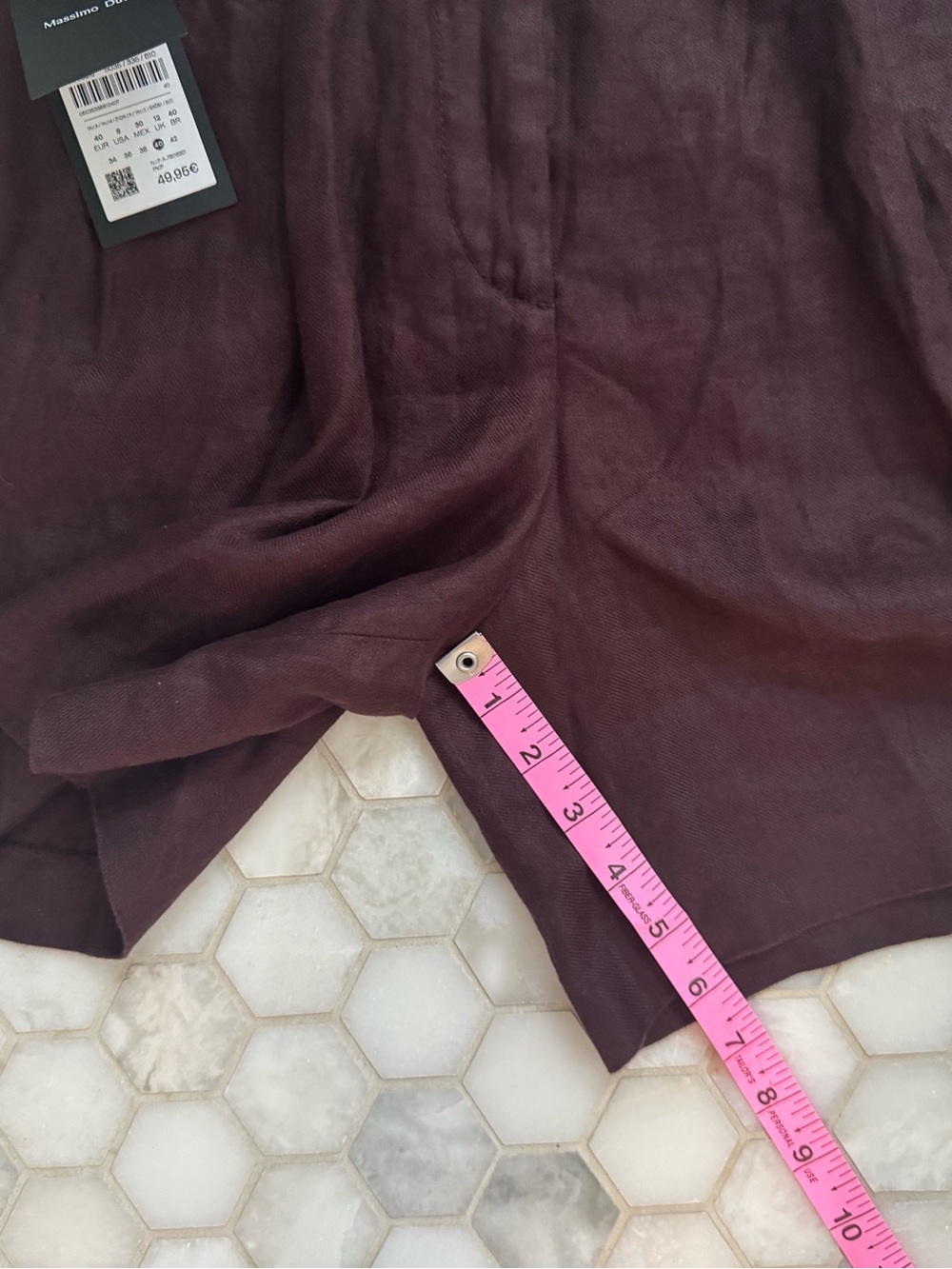 Massimo Dutti brown Bermuda Shorts NWT Size 8 / EUR 40 Current Season - Picture 9 of 16